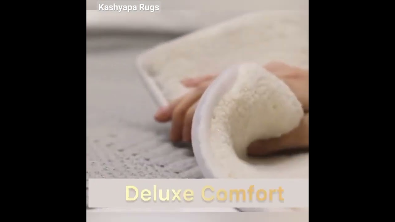 Ivory – Premium Soft Microfiber Round Micro Rug.