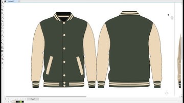 Free Varsity Jacket Mockup & Free Vector File (Corel Draw)