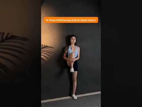4 Simple Wall Exercises for Rounded Shoulders, Forward Head Posture, and Better Alignment