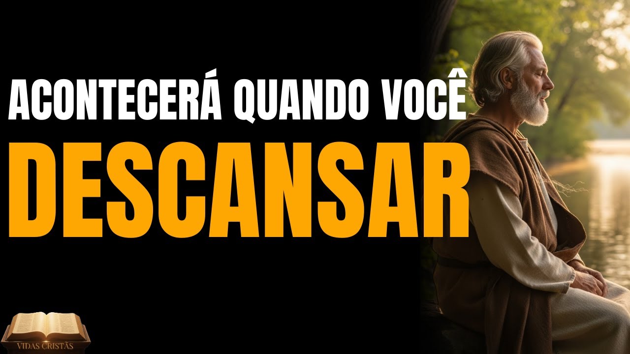 PARE AGORA! DEUS ESTÁ TE DIZENDO: A BENÇÃO ACONTECERÁ QUANDO VOCÊ  CONFIAR E DESCANSAR!