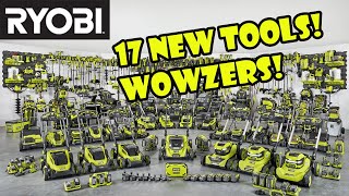 Ryobi Just announced 17 new tools! #diy #construction #homedepot #lawncare #gardening #electric