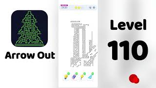 🎯 Arrow Out Level 110 Walkthrough | Relaxing Puzzle Game | SolutionGuruji