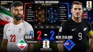 How Rezaeian Rescued Iran's Comeback | Iran vs New Zealand Tactical Analysis | World Cup 2026