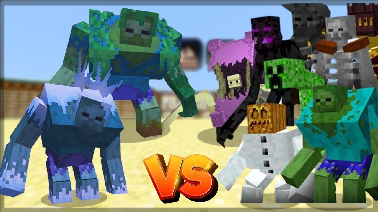 Minecraft: New Mutants (Mutant More) Vs All Mutantes | Mob Battle 1.19.2