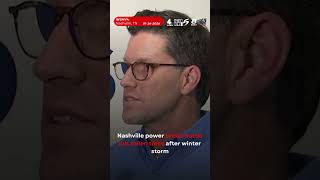 Nashville power crews battle ice, fallen trees after winter storm
