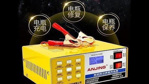 XẢ KHO-BỘ SẠC BÌNH ẮC QUY Ô TÔ -MÁY 12V/24V - 200AH- SẠC CHÍNH HÃNG ANJING 618C