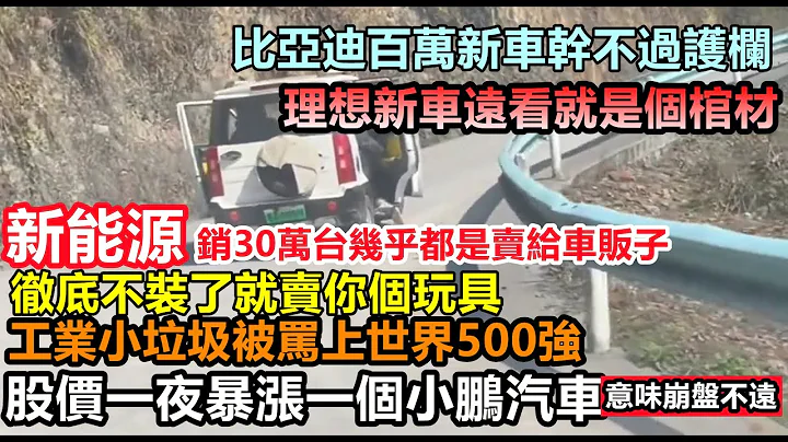 理想汽車一夜暴漲700億，擠進世界500強，年銷售30萬台幾乎都是賣給車販子，新能源徹底不裝了就賣你個玩具車企黑材料|車企不為人知的事件|#大陸造車#未公開的中國#新能源 - 天天要聞