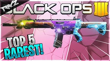 THIS WAS VOTED AS THE BEST REACTIVE CAMO... | TOP 5 BEST REACTIVE CAMOS IN BLACK OPS 4!