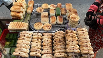 Độc đáo món chuối xâu ướp muối nướng kiểu Châu Đốc