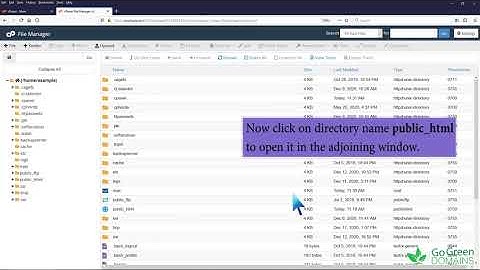 How to edit  htHypertext access file through cPanel File manager with  Go Green Domains