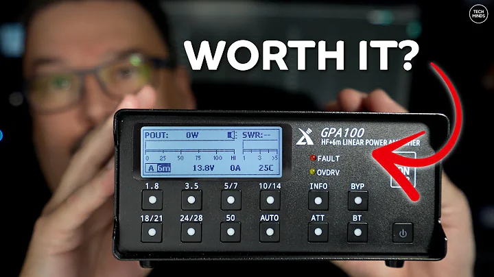 This is the Xiegu GPA100! A 100 Watt HF Amplifier Which Includes Bluetooth