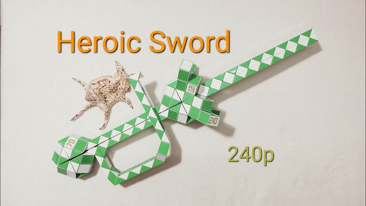 Rubik's Twist or Rubik's Transformable Snake 240 - Heroic Sword