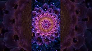 Infinite Violet Spiral Mandala • Hypnotic Fractal Visuals &amp; Deep Ambient Meditation Music