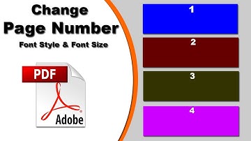 How to Change Font of Page Numbers in PDF with Adobe Acrobat Pro 2020