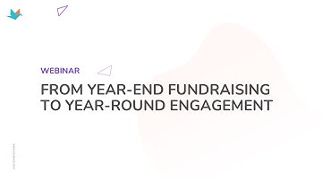 CauseVox Webinar: Year End Fundraising to Year Round Engagement