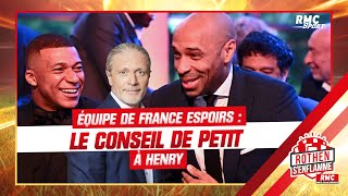 Équipe de France Espoirs : Le conseil de Petit à Henry