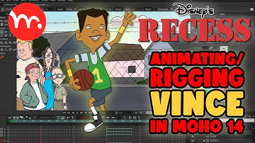 RIGGING VINCE IN MOHO 14. #cartoon #Recess ##rigging #drawing #Disney #tutorial #cartoon