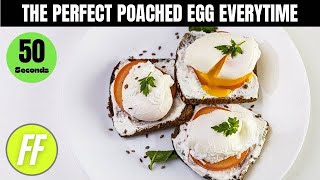 NO FAIL MICROWAVE POACHED EGGS IN 50 SECONDS