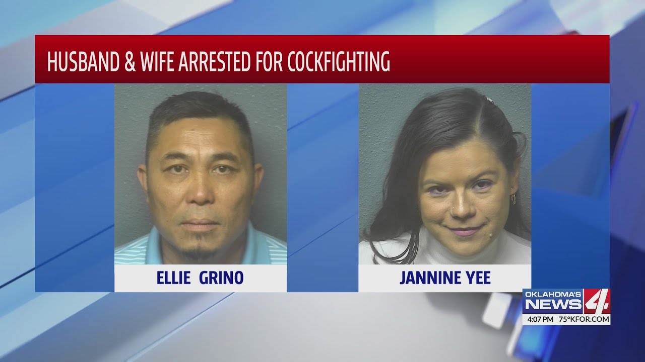 Mcloud Couple Arrested For Allegedly Cockfighting Youtube