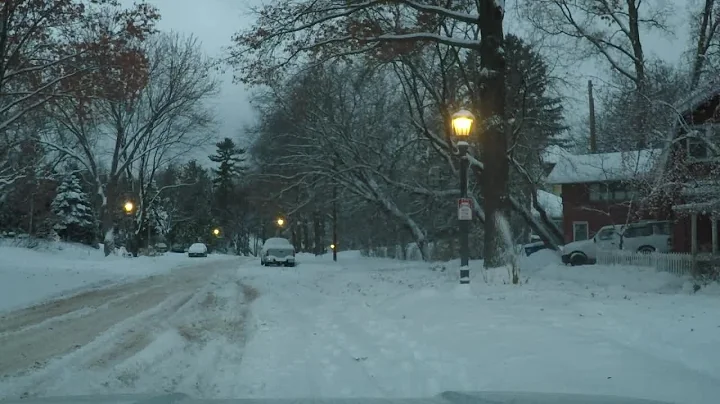 TRACKING ROAD CONDITIONS: Slow, snowy commute