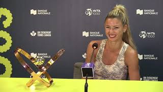 PRESS CONFERENCE: Camila Giorgi (d. Pliskova) National Bank Open 2021 – Finals