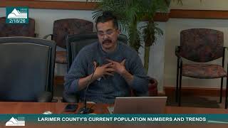 BOCC Work Session 2/18/26, 2:30 p.m. - Current & Future Population Numbers & Trends