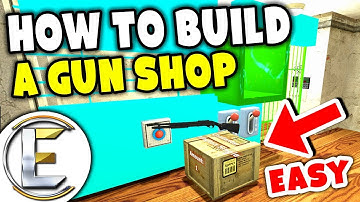 How To Build A Gun Shop - Gmod DarkRP (Easy To Build Less Than 10 Minutes)