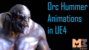 Orc Hummer Animations Render In UE4