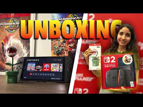 Nintendo Switch 2 Unboxing & Piranha Plant 🌱