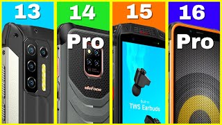 Ulefone Power Armor 13 vs Power Armor 14 Pro vs Armor 15 vs Power Armor 16 Pro (Best Rugged Phone)