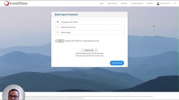 How do I import Excel into CRM?