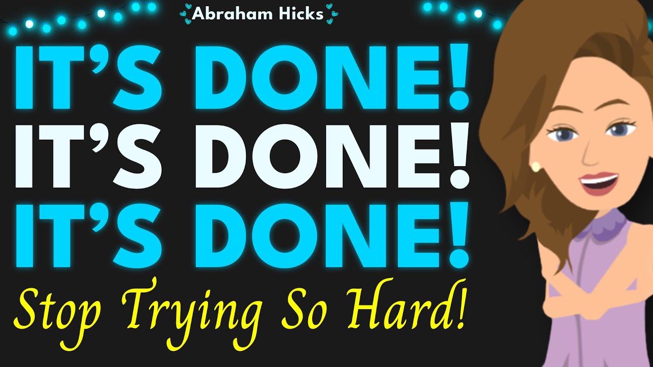 Let Go of the Oars and Float to Your Manifestations ✨ Abraham Hicks 2026