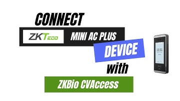 Install ZKT Bio CVAccess with Mini AC Plus | SQL Server | ERPNext 