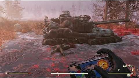 *Wrecked Tank with Robots* - Fallout 76 Random Encounter (Object)