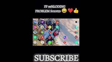 Free Fire 99% Loading Problem Solve 😄❤️👍 #freefire #shorts #99%loading #viral