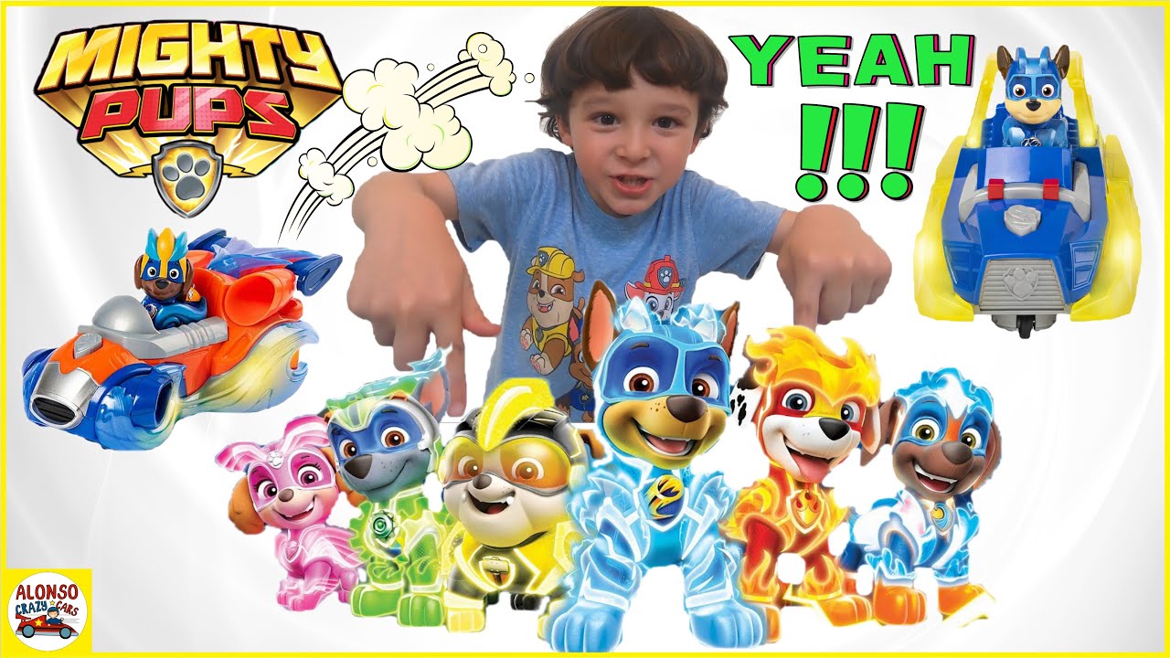 Paw Patrol Mighty Pups Charged Up New Toys Compilation Special