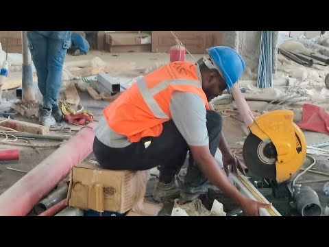 المعدات الاساسية في ورشة تركيب مواسير مكافحة الحريق 