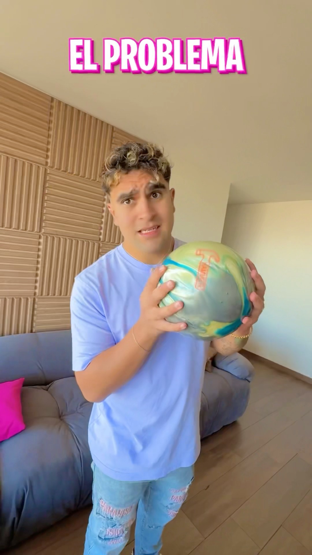 Esta es la pelota mas pesada del mundo????