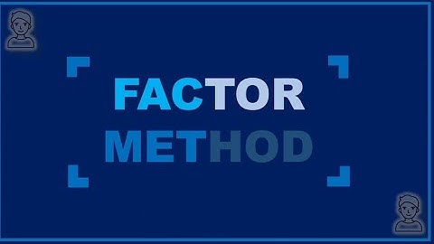 Factor Method // Tagalog | English (CECOM 2 Presentation) | Mark Louie Ubani