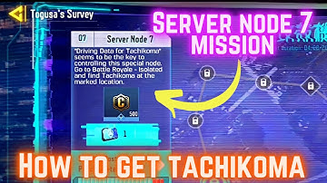 How to complete Server Node 7 Mission How to Get Tachikoma the New Vehicle Call of Duty Mobile
