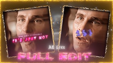 AE-Like Full Edit in Alight Motion | XML +Presets 