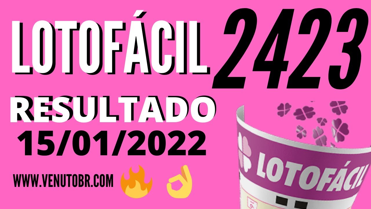 🍀 Resultado Lotofácil 2423