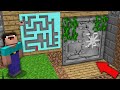 Minecraft NOOB vs PRO: CAN NOOB COMPLETE THIS MAZE TO OPEN VERY OLD BUNKER? 100% trolling