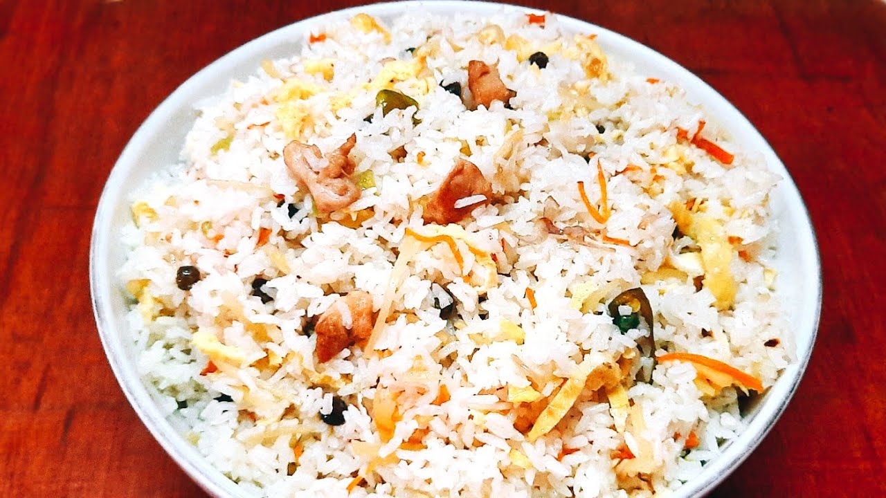 অল্প উপকরনে চাইনিজ চিকেন ভেজিটেবল ফ্রাইড রাইস রেসিপি/Vegetable Fried ...