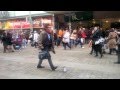 Manchester Street Performer - Windswept Man