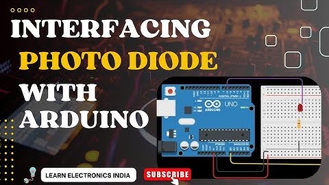 Interfacing Photodiode with Arduino || How to connect a Photo-diode with Arduino || Arduino Projects