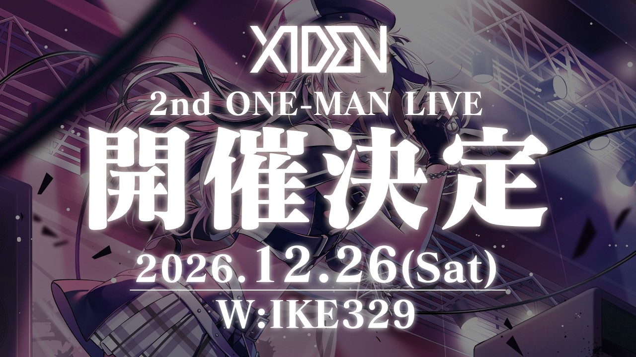 ONE-MAN LIVE INFO】🦋 2026.12.26 