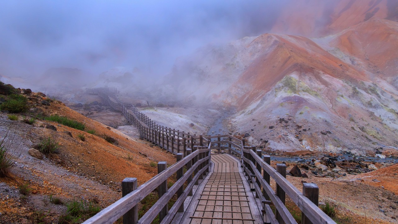 Dawn Walk along Warm Streams of Noboribetsu | Hokkaido, Japan