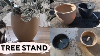 Christmas Tree Planter Stand, Easy DIY project | Tinley Hill