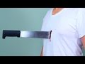 Machete through chest